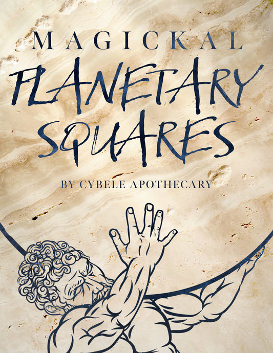 "Magickal Planetary Squares" - by Cybele Apothecary - Digital Ebook