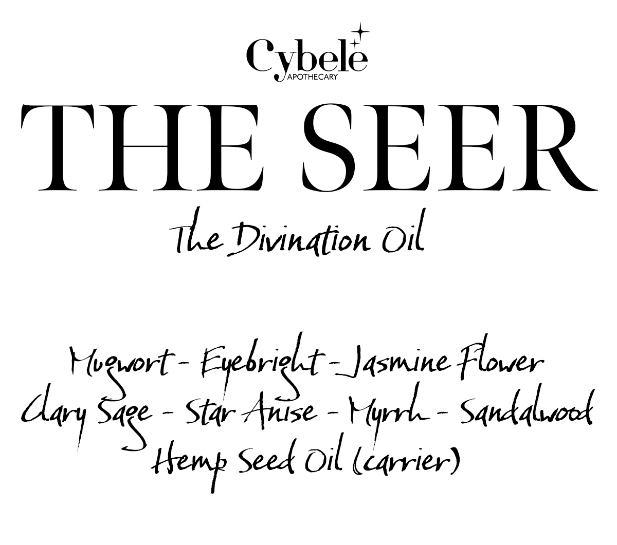 THE SEER - The Divination Oil